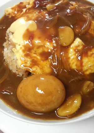 カレーの翌日は☆カレーオムライス♪♪-レシピのメイン写真