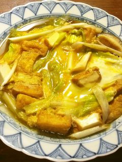 うるいと厚揚げの卵とじ-レシピのメイン写真