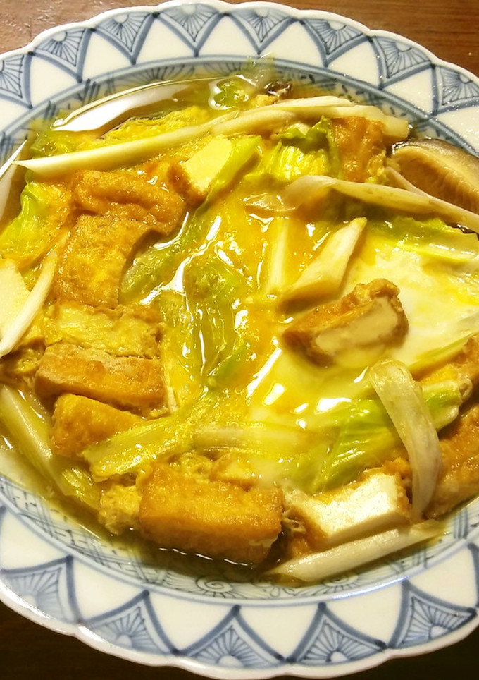 うるいと厚揚げの卵とじ-レシピのメイン写真
