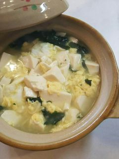 サッポロ一番 塩ラーメン玉子わかめスープ-レシピのメイン写真