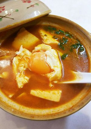 サッポロ一番みそラーメン豆腐チゲスープ風-レシピのメイン写真