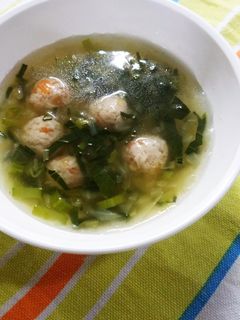 離乳食中期~ *麩んわり鶏だんご*-レシピのメイン写真