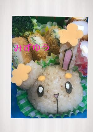 キャラ弁 ポケモン ミミロル-レシピのメイン写真