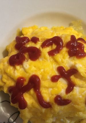 オムライスでメッセージを伝えよう-レシピのメイン写真