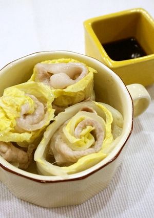 レンジで簡単 白菜と豚肉のミルフィーユ-レシピのメイン写真