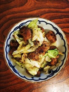 大豆たんぱくのにんにく炒め-レシピのメイン写真