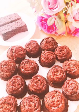 簡単☆バレンタインに薔薇の焼きショコラ-レシピのメイン写真