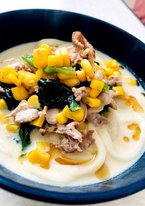 ごま豆乳うどん-レシピのメイン写真