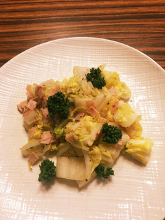 白菜とハムの野菜炒め-レシピのメイン写真