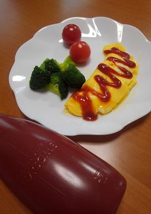 レンジで卵簡単オムライス-レシピのメイン写真