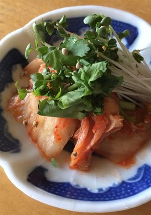 キムチの薬味のっけ-レシピのメイン写真