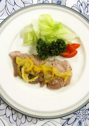 ローストポーク　柚子ソースかけ-レシピのメイン写真