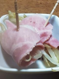 時短!もやしのハム巻き-レシピのメイン写真