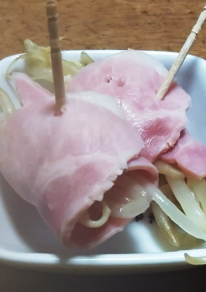 時短！もやしのハム巻き-レシピのメイン写真