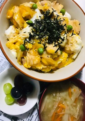 少ない調味料で、お店風簡単親子丼-レシピのメイン写真