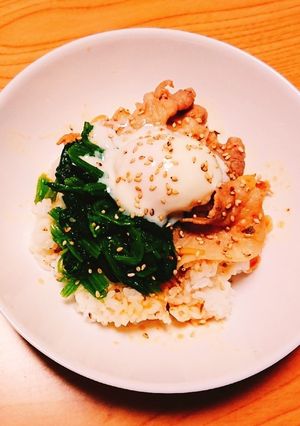 サッポロ一番で簡単豚丼！！-レシピのメイン写真