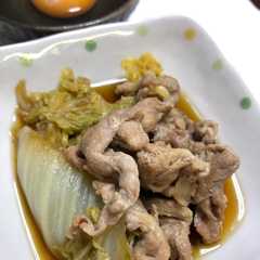 รูปของ 豚肉と白菜のすき煮〜簡単・時短〜［覚書］