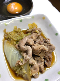 豚肉と白菜のすき煮〜簡単・時短〜［覚書］-レシピのメイン写真