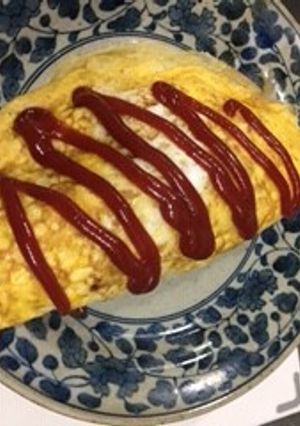 冷凍ご飯であっという間のオムライス-レシピのメイン写真