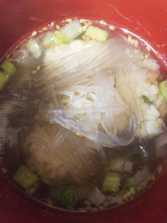 鶏だんごと春雨スープ-レシピのメイン写真