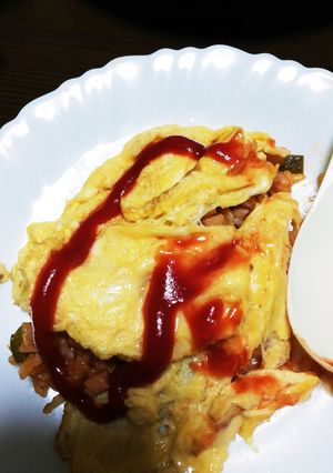 卵は載せるだけ!オムライス-レシピのメイン写真