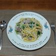 豚肉と小松菜のクリームパスタ