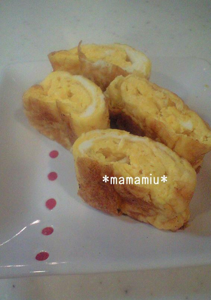 お弁当に☆　マヨ玉子焼き◎-レシピのメイン写真