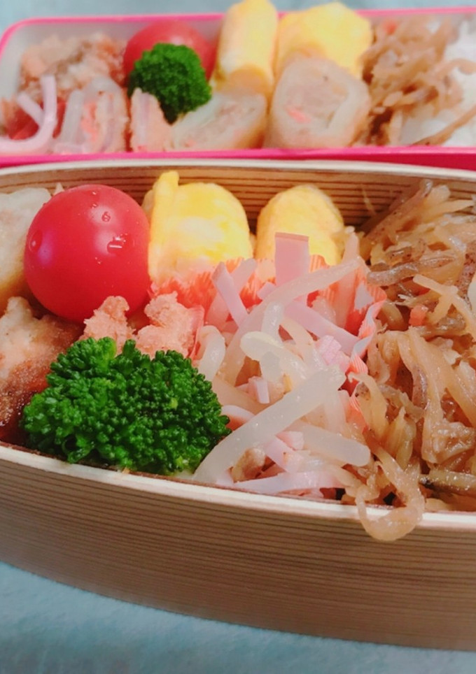 お弁当に！簡単！もやしとハムのごま和え-レシピのメイン写真