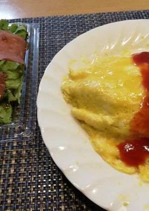 簡単手抜きオムライス-レシピのメイン写真