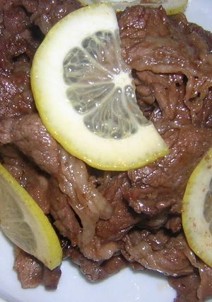 甘辛ビーフのレモン風味仕立て-レシピのメイン写真