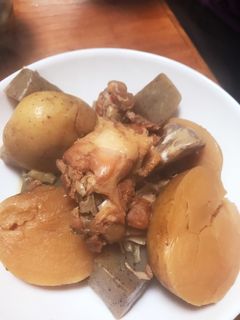 圧力鍋でホロホロ!手羽元の煮物☆-レシピのメイン写真