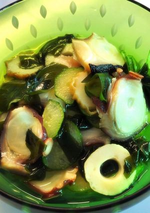 タコとワカメの酢の物-レシピのメイン写真