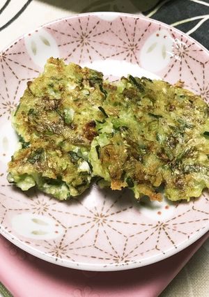 卵なしでお好み焼き風 離乳食後期-レシピのメイン写真