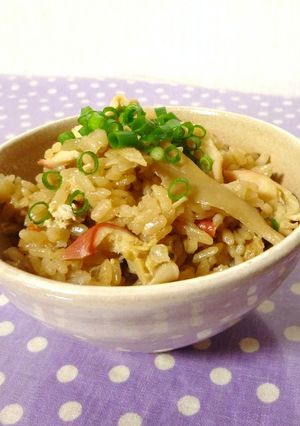 春の味～ホッキごはん！-レシピのメイン写真