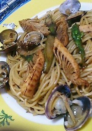 アサリとタケノコの春パスタ-レシピのメイン写真