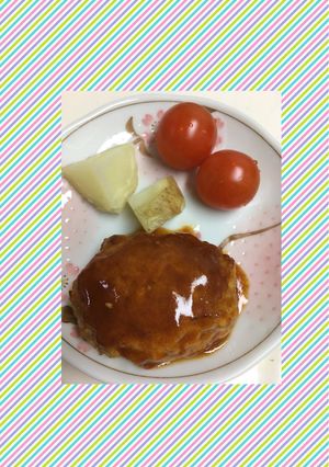 ふわふわハンバーグ-レシピのメイン写真