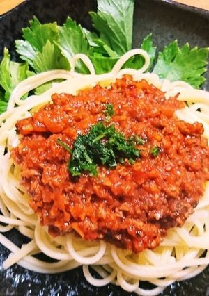 野菜だく!さっぱりミートソース-レシピのメイン写真