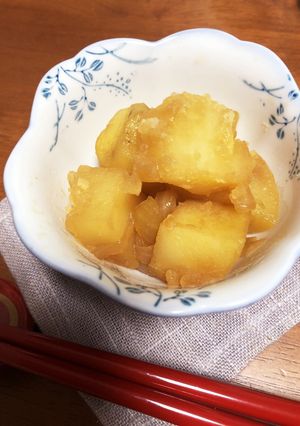 肉煮物の余り汁で翌日副菜、ジャガイモ煮-レシピのメイン写真