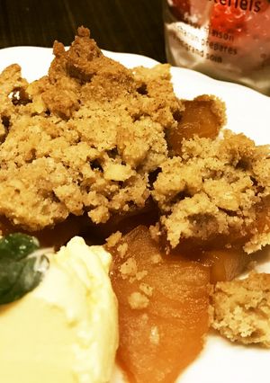 シナモン風味のアップルクランブル-レシピのメイン写真