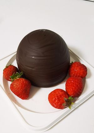 バレンタインでプレゼント！チョコドーム！-レシピのメイン写真