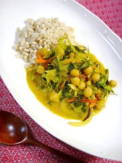 ダイエット!大麦とひよこ豆の野菜カレー-レシピのメイン写真