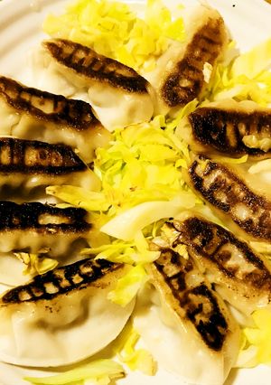 レトルト餃子のキャベツといっしょ焼き-レシピのメイン写真