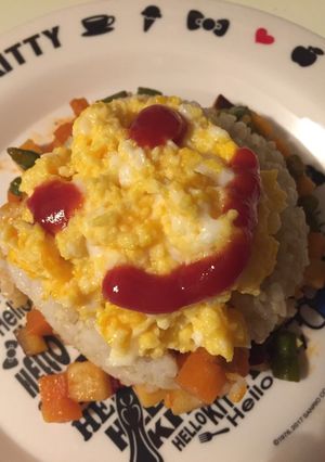 時短ヘルシーオムライス-レシピのメイン写真