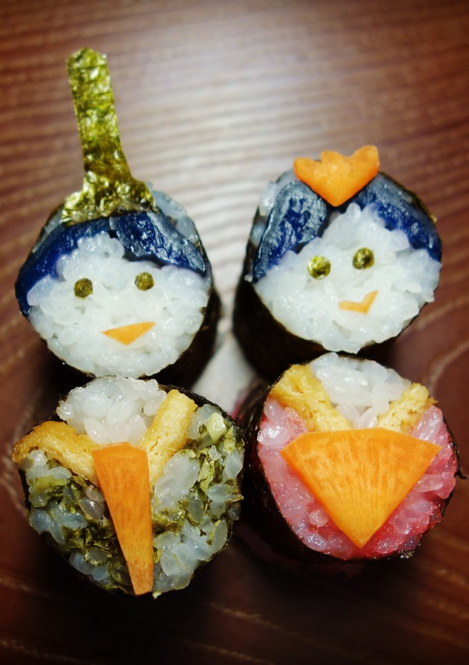 寿司型・模様巻き(ひな祭りv2)-レシピのメイン写真
