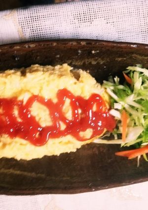 貴女風味で一人でオムライス❤️ゆりさん風-レシピのメイン写真
