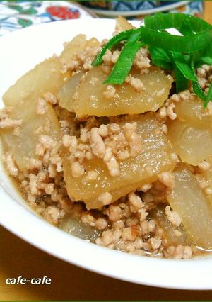 大根とひき肉の簡単炒め煮-レシピのメイン写真