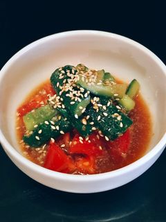 トマトときゅうりのサッパリサラダ:)-レシピのメイン写真