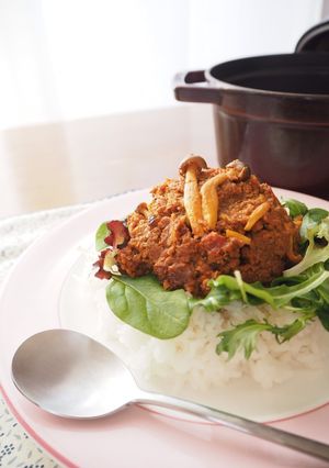ルゥいらず！きのこの無水キーマカレー-レシピのメイン写真