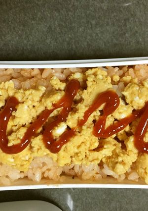 残りごはん活用☆簡単オムライス♪-レシピのメイン写真