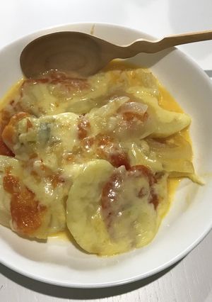 トマトとじゃがいもと玉ねぎのバター煮込み-レシピのメイン写真